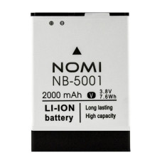 Аккумулятор АКБ Nomi NB-5001 для Nomi i5001 Evo M3 (Li-ion 3.8 V 2000mAh) Оригинал