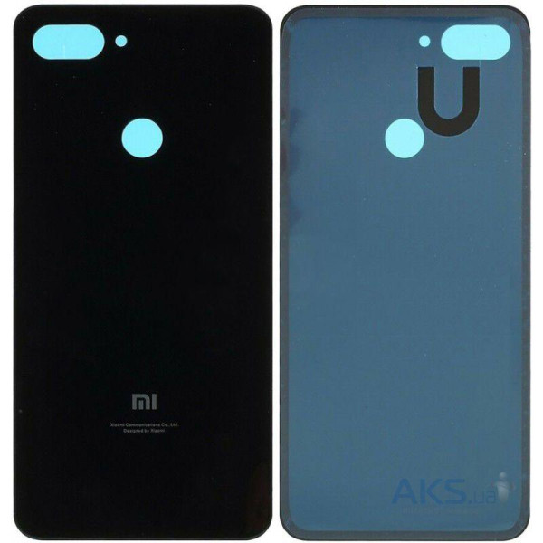 Задня панель корпусу (Кришка) для Xiaomi Mi8 Lite (Чорна) Оригінал Китай