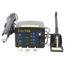 Паяльная станция LUKEY 702 (фен, паяльник)