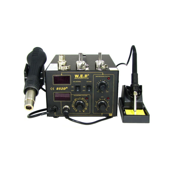 Паяльная станция WEP 852D+ FAN (фен, паяльник)