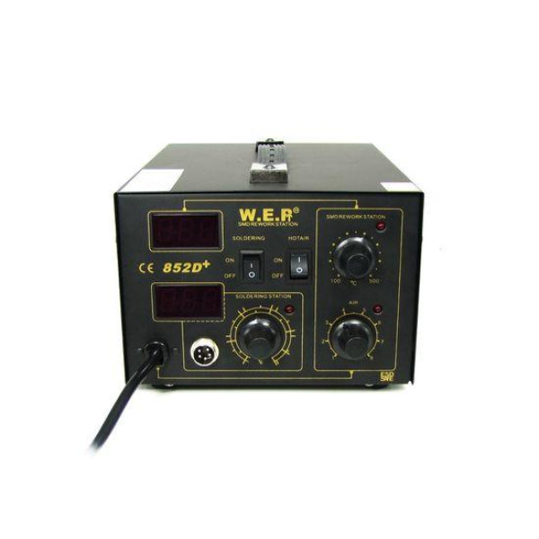 Паяльная станция WEP 852D+ FAN (фен, паяльник)