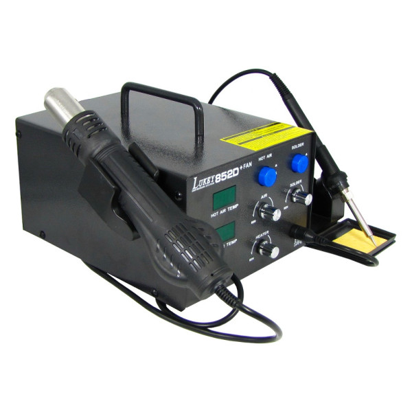 Паяльна станція LUKEY 852D+FAN (фен, паяльник)