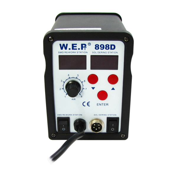 Паяльная станция WEP 898D (фен, паяльник)