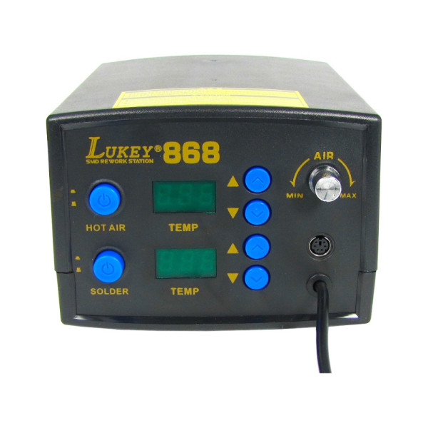 Паяльна станція LUKEY 868 (фен, паяльник)