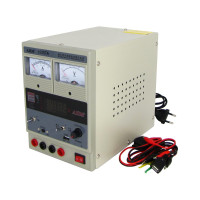 Блок живлення AIDA 1505TA, 15V, 5A, стрілкова і цифрова індикація, RF, вихід 5V-USB, два режими 5V-15V; 1A-5A