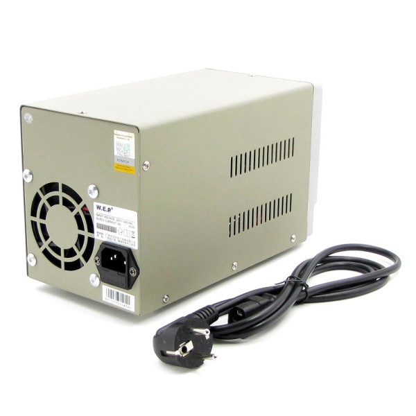 Блок живлення WEP PS-303D з перемикачем Hi (A)/Lo (mA) 30V, 3A, цифрова індикація