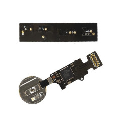 Шлейф кнопки меню (home flat cable) для Apple iPhone 7 | 7 Plus | 8 | 8 Plus, що працює по Bluetooth (Чорний)