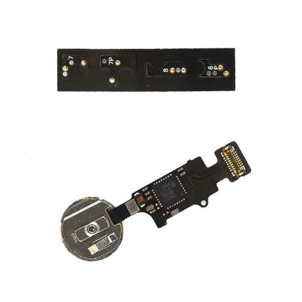Шлейф кнопки меню (home flat cable) для Apple iPhone 7 | 7 Plus | 8 | 8 Plus, работающий по Bluetooth (Золотой)