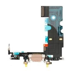Шлейф (Flex) для Apple iPhone 8 с разъемом зарядки и микрофоном (Золотой)