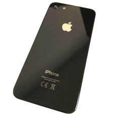 Задня Панель Корпусу (Кришка) для Apple iPhone 8 з склом камери (Чорна)