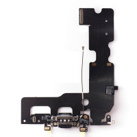 Шлейф с разъемом зарядки и микрофоном (charging connector) для iPhone 7 Plus (Черный)