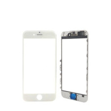 Стекло экрана для iPhone 6S Plus с OCA пленкой в рамке (glass + OCA Film) (Белое) Оригинал Китай