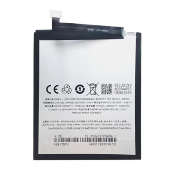 Акумулятор АКБ Meizu BA852 для Meizu X8 (Li-pol 3.85 V 3300mAh) Оригінал Китай