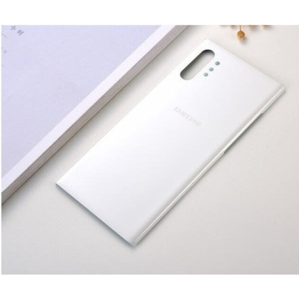 Задня панель корпусу (кришка) для Samsung N975 | Note 10 Plus (Біла) Оригінал Китай