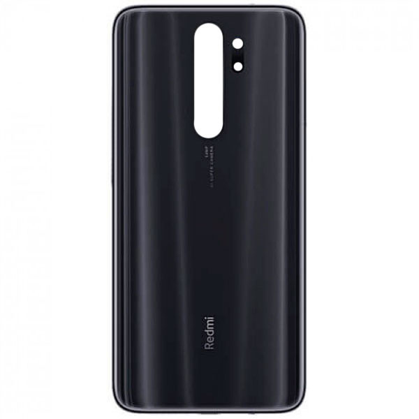 Задняя панель корпуса (Крышка) для Xiaomi RedMi Note 8 Pro (Черная) Оригинал Китай