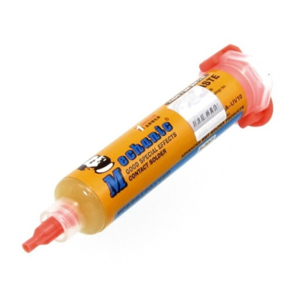 Флюс-паста Mechanic UV10 (10 гр.) в шприці (без вмісту галогенів)