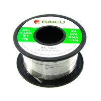 Припій BAKU BK-5003 (0,3 мм, 50 гр, Sn 63% , Pb 35.1%, rma 1.9%)