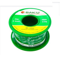 Припій BAKU BK-10004 (0.4 мм, 50 гр, Sn 97%, Ag 0.3%, Cu 0.7%, rma 2%)
