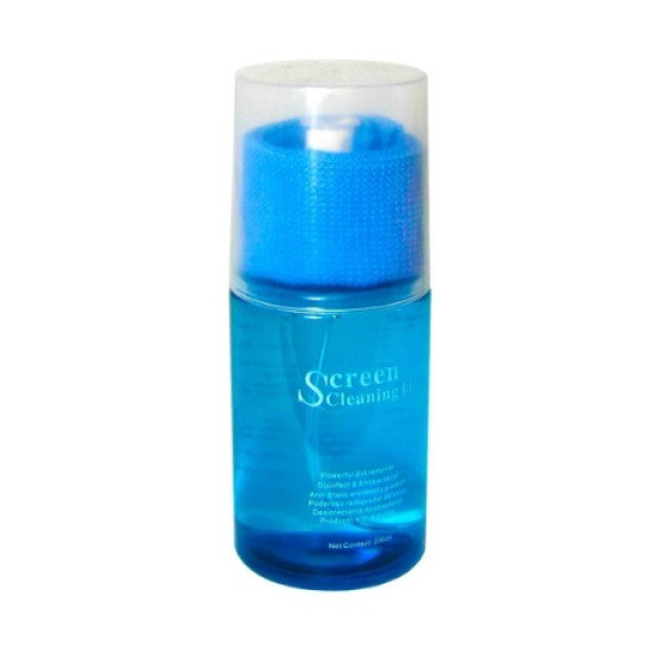 Спрей для чистки ЖК дисплеев Lcd Screen Cleaner (200 ml) с микрофиброй