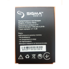 Акумулятори (АКБ) для Sigma X-treme IT67 М (1700 mAh 3.7 V)