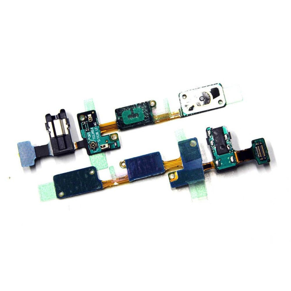 Шлейф (flat cable) для Samsung G570 Galaxy J5 Prime (кнопки меню, коннектора наушников, с компонентами)
