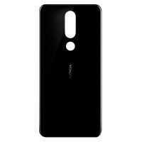 Задняя Панель Корпуса (Крышка) для Nokia 5.1 Plus (TA-1105) (Черная) Оригинал Китай