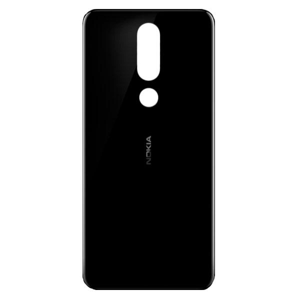 Задняя Панель Корпуса (Крышка) для Nokia 5.1 Plus (TA-1105) (Черная) Оригинал Китай