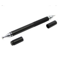 Стилус емкостный Jot Pro высокоточный, двойной, алюминиевый, с капиллярной ручкой (Черный)