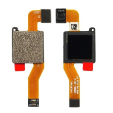 Шлейф (flat cable) для Xiaomi RedMi Note 6 Pro со сканером отпечатка пальца (Черный)