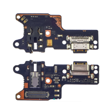Разъем зарядки для Xiaomi Redmi 8/ 8A на плате с микрофоном и компонентами